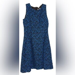 Eva Mendes for New York & Company Blue Floral Dress